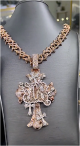 Pendentif Croix 3D Personnalisé en Moissanite VVS, Coupe Ronde, Argent 925, Style Hip Hop, Sertissage Iced Out, Passe le testeur de diamant, Bijoux Fins - Product Image 4