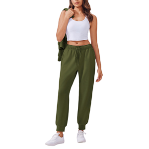 Ensemble de survêtement minimaliste pour femme, couleur unie, tenue décontractée, esthétique simple, confortable pour la maison et les sorties, ensemble de haute qualité - Product Image 5