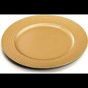 Assiette de présentation en métal très demandée, plaquée or, au design élégant, différents styles, assiette de présentation moderne en métal - Product Image 6