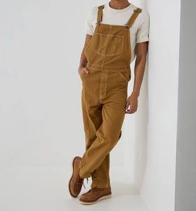 Farming Denim Overalls For Men Adjustable Eco-friendly Bib Utility Pockets Durable Cotton Workwear Casual Outdoor Farm <strong>Dungarees</strong> - Product Image 3