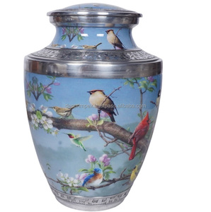 Urna Funeraria de Metal Ecológica Hecha a Mano, Moderna y Exclusiva, con Diseño Pintado a Mano para Decoración del Hogar, de Venta Rápida - Product Image 6