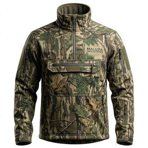 Wholesale Custom Summer <b>Waterproof</b> Silent Softshell Hunting <b>Jacket</b> Mens Insulated <b>Camo</b> Windproof Outdoor Tactical Nylon Front - Product Image 1