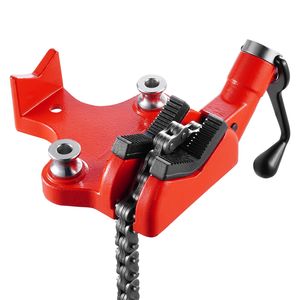 Morsa a Catena Industriale Robusta con Capacità per Tubi da 1/4'' a 6'', Base in Ghisa da 28'', Attrezzo per Fissaggio Tubi in Acciaio Resistente - Product Image 5