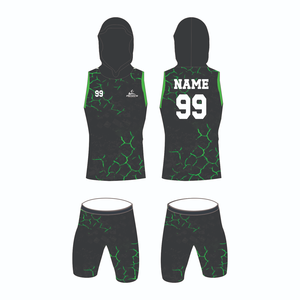 Uniformes de Fútbol Americano 7v7 Personalizados al por Mayor, Conjuntos de Camiseta y Pantalones Cortos de Compresión Transpirables para Flag Football - Product Image 1