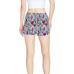 Casual Stylish Summer Beachwear <b>Shorts</b> Elastic Waist Lightweight Soft Fabric Ideal Holiday Travel Outfit Women Beach <b>Short</b> - Product Image 3