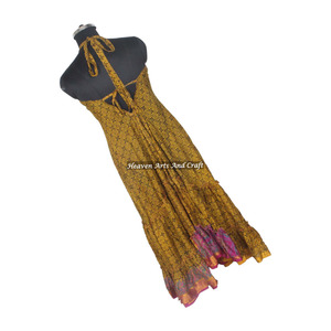 Bohemian Unbranded Fashionable Women's Silk <b>Spaghetti</b> Maxi Dress Ladies Elegant Dinner Gown Sleeveless Evening Gowns Women's - Product Image 2