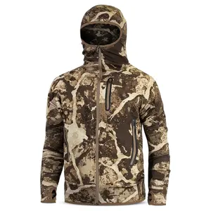 เสื้อแจ็คเก็ตลายพรางสำหรับล่าสัตว์เสื้อผ้าสำหรับเดินป่าตั้งแคมป์