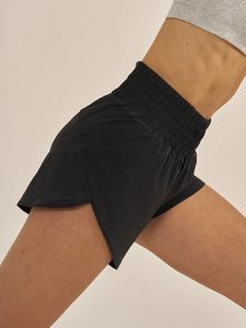 Shorts Bermuda Casuales de Verano para Mujer, 100% Algodón, Deportivos, Transpirables, de Secado Rápido, Cintura Elástica, Colores Personalizados, ODM OEM - Product Image 5