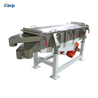 Tamis vibrant linéaire de qualité alimentaire pour grains de café, machine de tri vibratoire à tamis métalliques