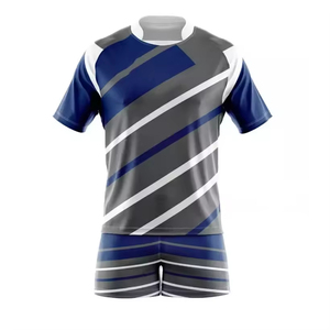 Youth Rugby Jersey Breathable Custom Design Sublimation OEM Service Factory Price Wholesale Rugby Uniform - Product Image 6