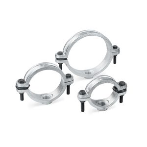 Abrazadera de Acero Galvanizado para Dos Tuberías, con Garantía de 3 Años, para Aplicaciones en la Industria Minera y del Cuidado de la Salud - Product Image 3