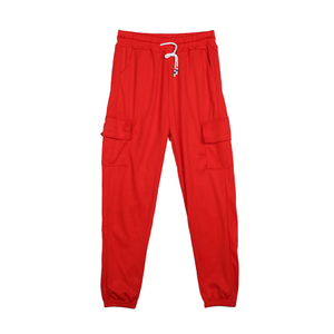 Pantalones deportivos de mujer personalizados de cintura alta con forro polar, cintura elástica, cremallera, ecológicos, de ajuste holgado, informales y de frente liso - Product Image 4