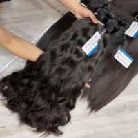 Programme Super Soldes : Extensions de Cheveux Naturels Ondulés en Paquets, 100% Cheveux Humains Vietnamiens, Grand Stock Disponible