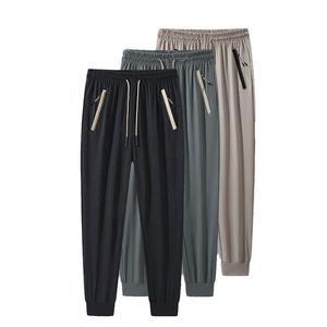 Pantalon Homme Léger, Séchage Rapide, Respirant, Taille Haute, Ample, Hiver Automne, Grande Taille, Épais, Décontracté, Séchage Rapide - Product Image 1