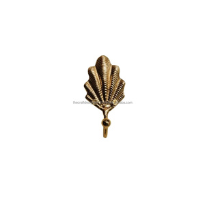 Luxury Shell <b>Hook</b> Decorative Brass Wall <b>Hooks</b> Multifunctional Design Modern Decoration For Home Cloth <b>Towel</b> <b>Hooks</b> - Product Image 1