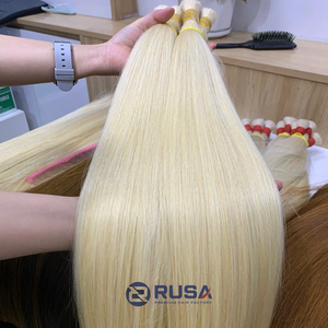 Extensiones de cabello vietnamitas al por mayor, onduladas, con textura y longitud personalizadas, de 10 a 34 pulgadas, color marrón. - Product Image 1