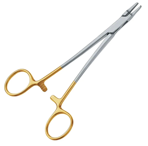 Portaagujas Oftálmicas Franceses de Grado Médico, Manuales, de Acero Inoxidable, Reutilizables, Instrumento Quirúrgico Clase I, Aprobado por la CE, OEM Disponible - Product Image 3