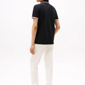 เสื้อโปโลกอล์ฟผู้ชายไซส์ใหญ่แบบแห้งเร็วสั่งทำขายส่งพร้อมพิมพ์ลายเสื้อกีฬาแขนสั้นพร้อมโลโก้แบบกำหนดเองด้วยเทคนิคการถ่ายเทความร้อน - Product Image 5