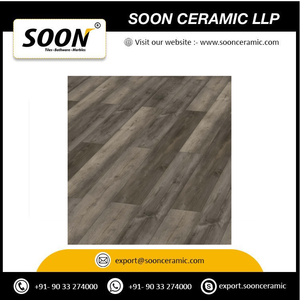 พื้นไวนิล SPC ยี่ห้อ SOON CERAMIC รุ่น Trenz กันลื่น กันน้ำ เป็นมิตรกับสิ่งแวดล้อม ลายลายนูน แกนแข็ง ติดตั้งแบบคลิ๊กล็อค - Product Image 5