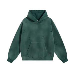 เสื้อมีฮู้ดใส่ได้ทุกวันสำหรับผู้ชายเสื้อแบบลำลองแนวสตรีททรงหลวม - Product Image 1