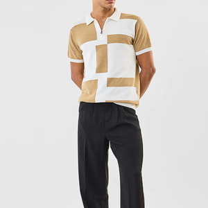 Polo pour homme de haute qualité, design tendance, surdimensionné, nouvelle arrivée, manches courtes, coupe ajustée - Product Image 4