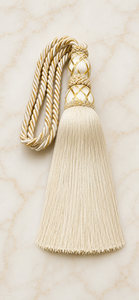 Classic Gold Tassel Tieback with Twisted Rope Design for <b>Curtain</b> Accessories - Product Image 2
