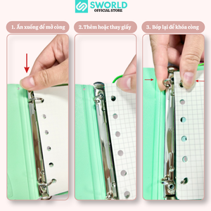 SWORLD Magnetic PU Cover Notepad Mini <b>Notebook</b> With Decorative Dot Design In Multiple Colors For Daily Use And Gifting Pastel - Product Image 3