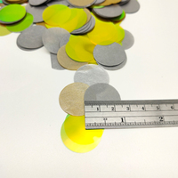 Papier de soie irisé personnalisé, confettis brillants DIA. 2,5 cm 250g/paquet Fêtes de remise de diplômes, Noël, Nouvel An, Pâques