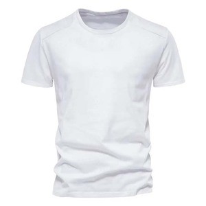 เสื้อยืดผู้ชายสีตามสั่ง แขนสั้น ใส่ได้ในฤดูร้อน ผ้าฝ้าย คอกลม ไซส์ใหญ่ สไตล์ไฮสตรีท ผ้าวอร์สเตด ด้านหน้าสไตล์ทางการ - Product Image 3