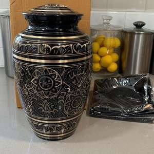 Urna Funeraria Griega para Adultos, Estilo Europeo, Productos Artesanales, Urnas Conmemorativas para Cenizas, Urna de Latón para Cenizas de Seres Queridos - Product Image 6