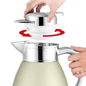 Termo Premium de Acero Inoxidable de 3 Capas y 1.8L, Tapa Dorada a Prueba de Fugas, Triple Aislamiento, para Bebidas Frías y Calientes, Promocional - Product Image 6