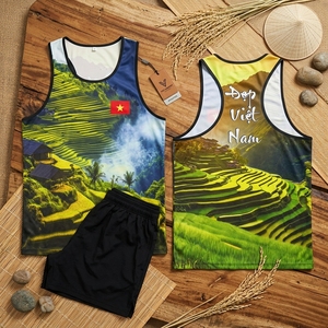 Custom Runner Tank Top OEM ODM Wholesale Quick Dry <b>Running</b> <b>Singlet</b> Manufacturer - Product Image 3
