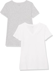 T-shirt à col rond pour femme, tendance et décontracté, idéal pour l'été, personnalisable pour les commandes en gros, avec appliques, en coton biologique - Product Image 4