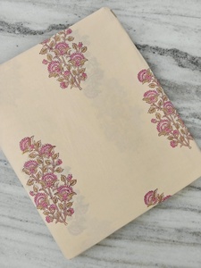 Tissu en coton brodé à la main, qualité supérieure, 100% imprimé floral, écologique, naturel, pour vêtements et sacs. - Product Image 6