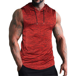 Hoodies sans manches Elite pour hommes, vêtements de sport respirants et décontractés pour athlètes professionnels - Product Image 1
