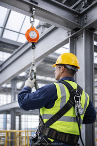 SRL-6 con Gancho Giratorio de Acero CE EN360, Eslinga de 6 Metros, Línea de Vida Autorretráctil - Product Image 3