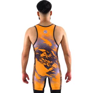 2025 nuevas camisetas de lucha personalizadas para hombres toda la sublimación Hungría ropa deportiva internacional tamaño adulto Spandex artes marciales - Product Image 4
