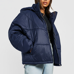 Chaqueta Acolchada de Estilo Urbano para Mujer, Chaqueta de Nailon Premium para Clima Frío, Chaqueta Acolchada de Doble Capa con Aislamiento para Mujer, de Calidad - Product Image 6