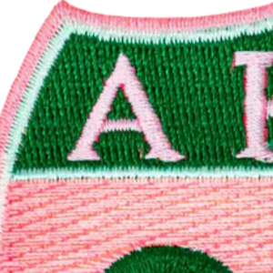 Pink and Green 08 Interstate Embroidered Patch Shield Shape Applique <b>Badge</b> for Jackets Hoodies Backpacks and Hats Wear - Product Image 6