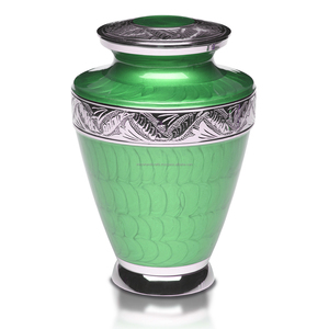 Urna de cremación de cerámica Premium decorada con estampado de árbol de la vida Artesanías Urnas de cremación Urna pequeña Premium para cenizas humanas - Product Image 5