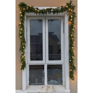 Seasonal Artificial Christmas Garland LED <b>String</b> <b>Lights</b> Pine Needle Cypress Indoor Outdoor Winter Holiday Decor Wreaths Garlands - Product Image 1