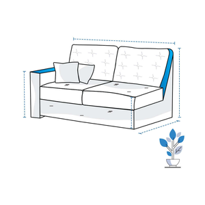 Fundas de Alta Calidad para Sofá de Dos Plazas con Brazo Izquierdo, de Vietnam, en Poliéster Oxford 420D / 600D, para Muebles de Patio - Product Image 2