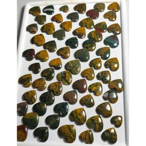 100% Natürlicher Blutstein Loser Edelstein Cabochon, Herzform Handpoliert Großhandel Edelsteinlieferant für Schmuckherstellung - Product Image 4