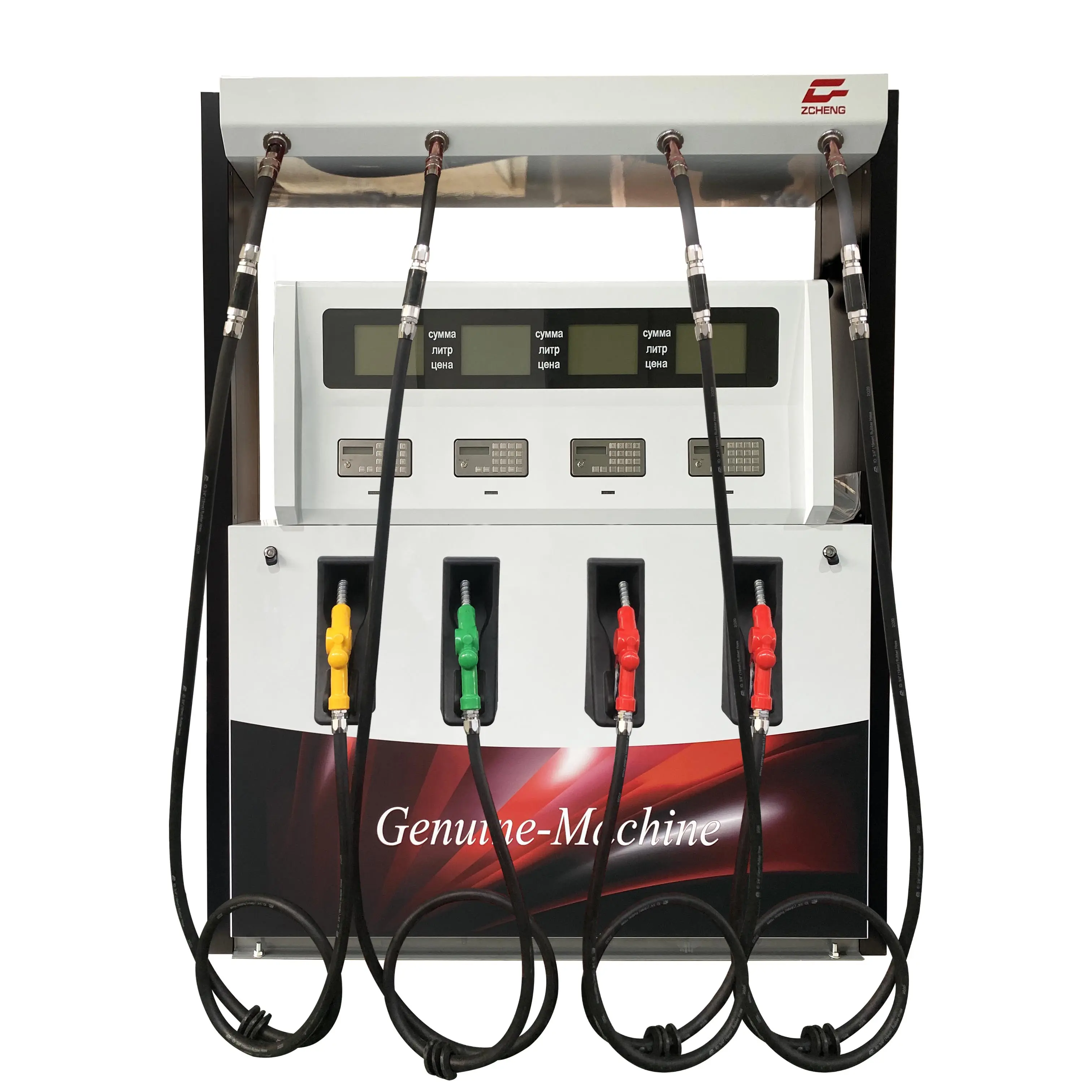 ZCHENG yapımcısı serisi 8 hortum memesi Tatsuno pompa benzin istasyonu dizel yakıtlı yakıt dağıtıcı