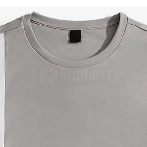 Ensemble de vêtements personnalisés en deux pièces, t-shirts à manches courtes fins, ensemble court, tenues d'été en deux pièces, ensembles pour hommes de qualité supérieure - Product Image 5