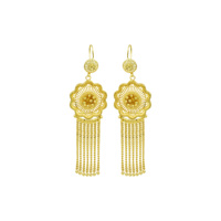 Vente en gros de bijoux de mode plaqués or 14K, 18K, 24K, style éthiopien, érythréen, africain, nigérian, turc, de Dubaï, ensemble de pendentifs de mariée traditionnels