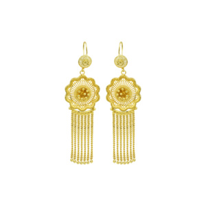 Conjunto de Colgantes Tradicionales de Moda al por Mayor, Chapados en Oro de 14K, 18K, 24K, Estilo Etíope, Eritreo, Africano, Nigeriano, Turco, Dubái, para Novias - Product Image 4