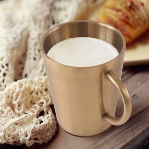 แก้วกาแฟสแตนเลสคุณภาพดี ดีไซน์เรียบง่าย ทนทาน เหมาะสำหรับชุดกาแฟและชา - Product Image 6