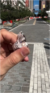 Anillo de Plata de Ley 925 con Diamantes Baguette y Diseño de Estrella, Moissanita VVS, Hecho a Medida, Anillos Hip Hop Brillantes para Hombre - Product Image 4