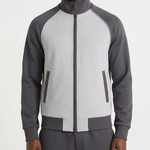 Ensemble de survêtement polaire pour homme, veste zippée intégrale, tenue de sport décontractée pour l'automne et l'hiver, idéal pour l'entraînement et les activités sportives - Product Image 5